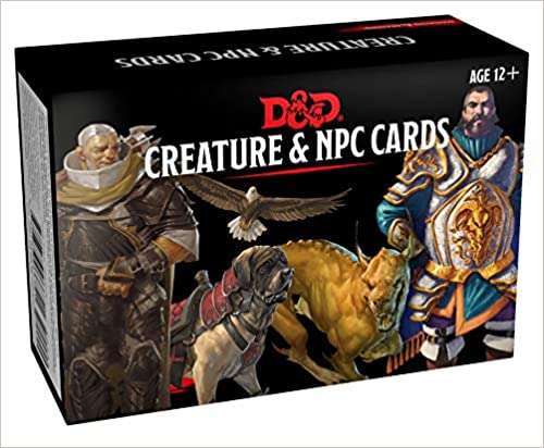 Dungeons & Dragons Spellbook Cards: Creature & NPC Cards - WiredVillage Games - Wizards of the Coast